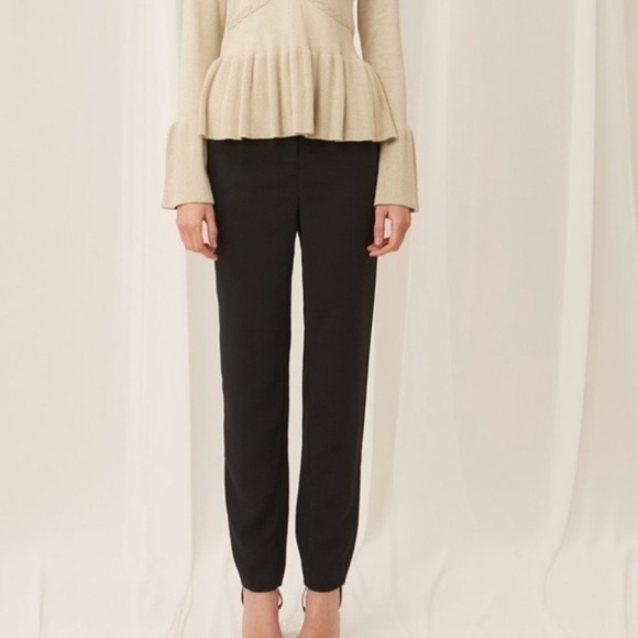 KEEPSAKE the Label Pants - Keepsake Amorous High Waist Slim Modern Straight Leg Pants Size 4 NWT